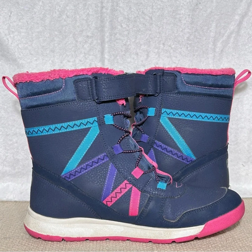Merrell Big Kids Blue Snow Crush 2 Waterproof 200g Warm Snow Winter Boots SZ 5M